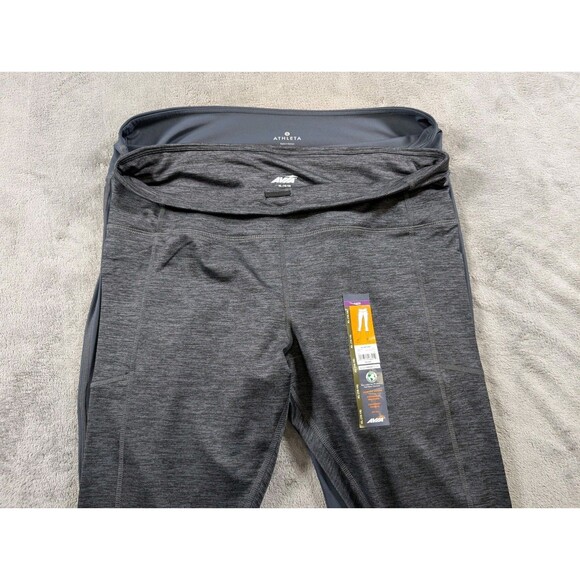 Athleta XL Shine Tight + Avia Capri Leggings Gray Bundle - Picture 13 of 16